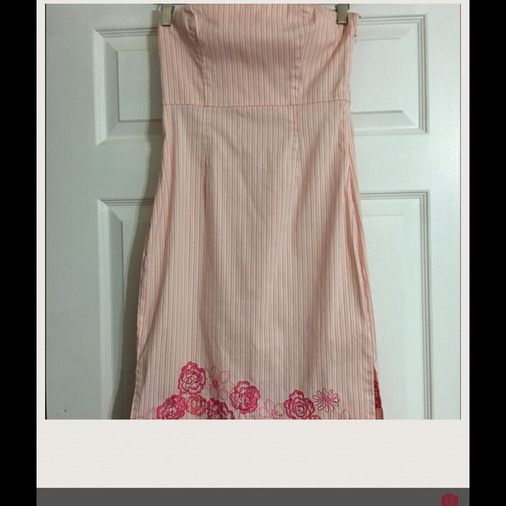 Strapless Midi Dress